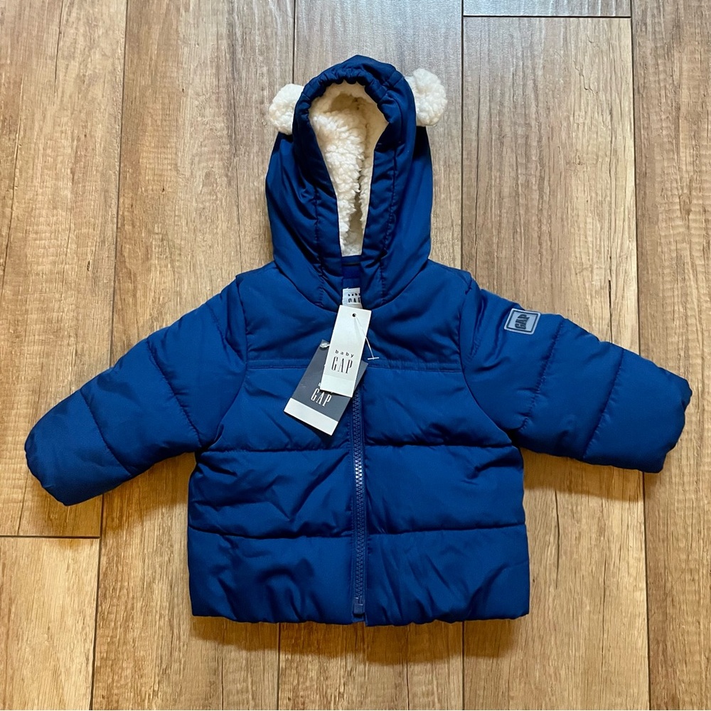 Baby Gap Sherpa Puffer Snow Jacket NWT